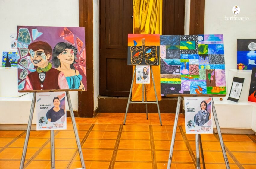  Inauguran exposición “Mundo de color” en Casa de Cultura