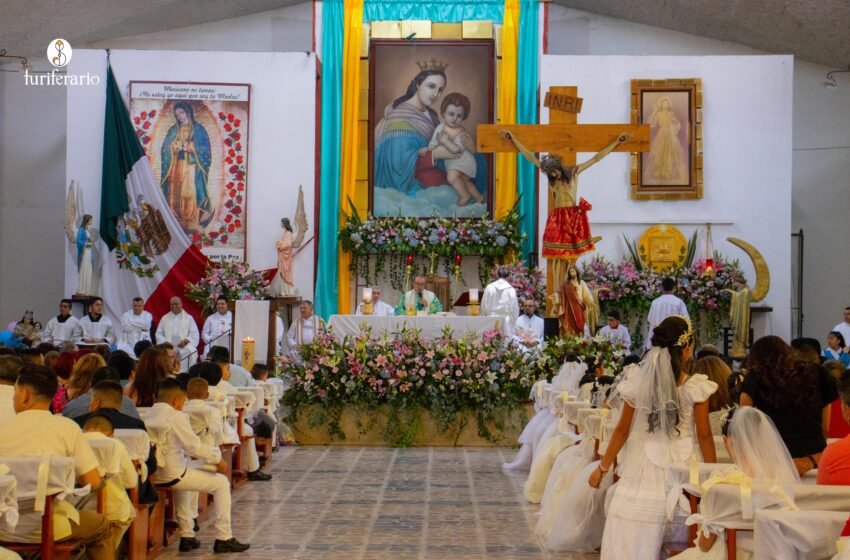  Celebran fiesta patronal de la Virgen del Refugio en la colonia La Mora