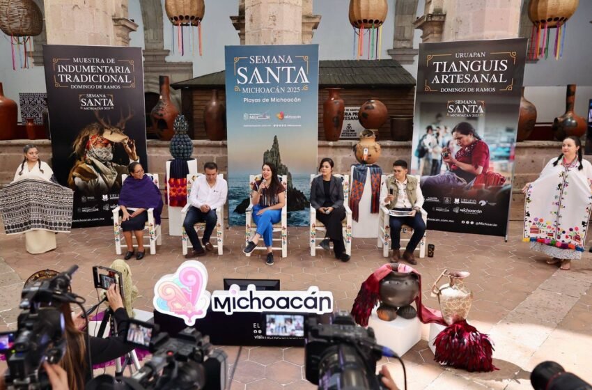  Michoacán presenta su programa de Semana Santa 2025 con más de 900 actividades