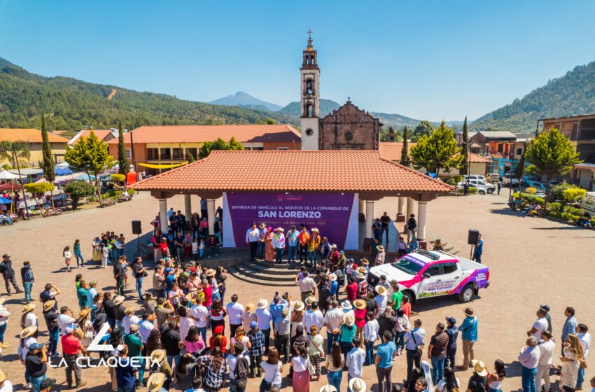  Carlos Manzo entrega vehículo comunitario en San Lorenzo e inaugura instalaciones del DIF en Capacuaro